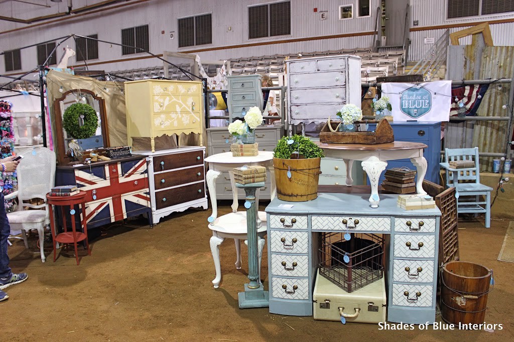 Shades of Blue Interiors booth at NW AR VMD, Spring 2014