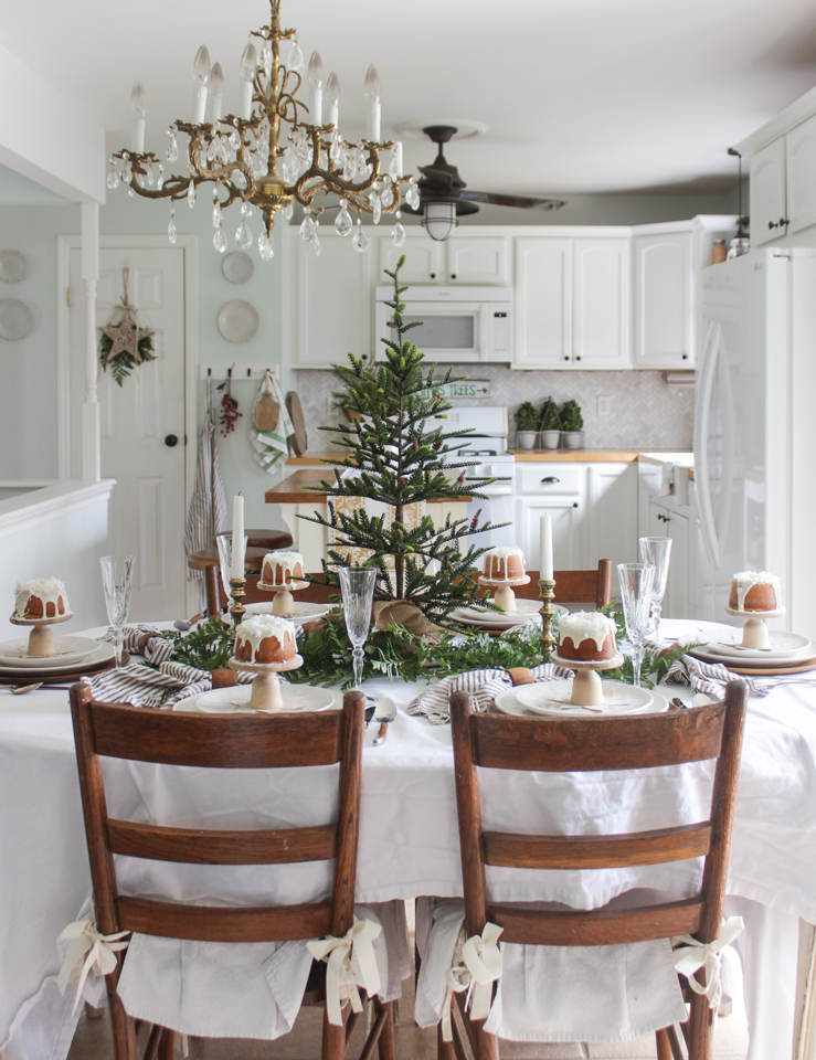 Christmas dining table