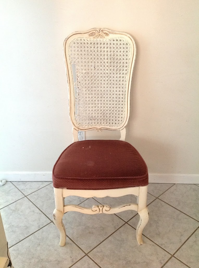 To Upholster The Back Of Dining Chairs, How To Update Cane Back Dining Chairs