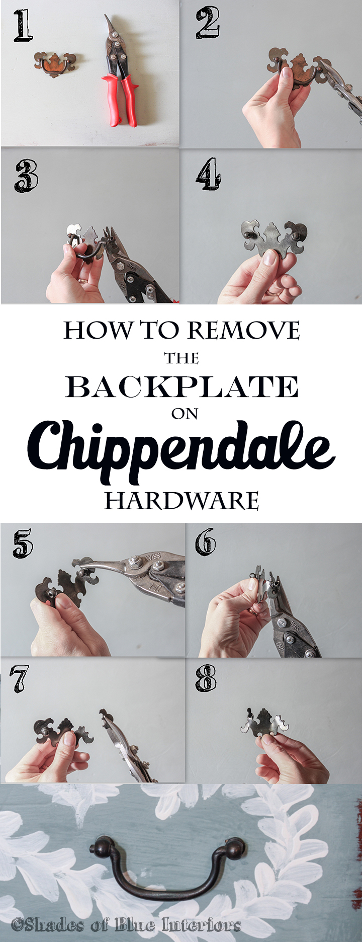 How to Remove Backplate on Chippendale Hardware