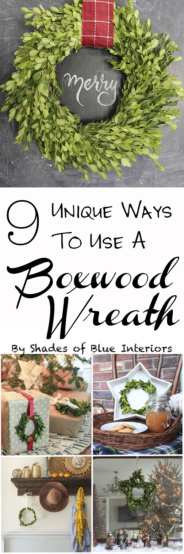 9 Unique Ways to Use a Boxwood Wreath + Tutorial