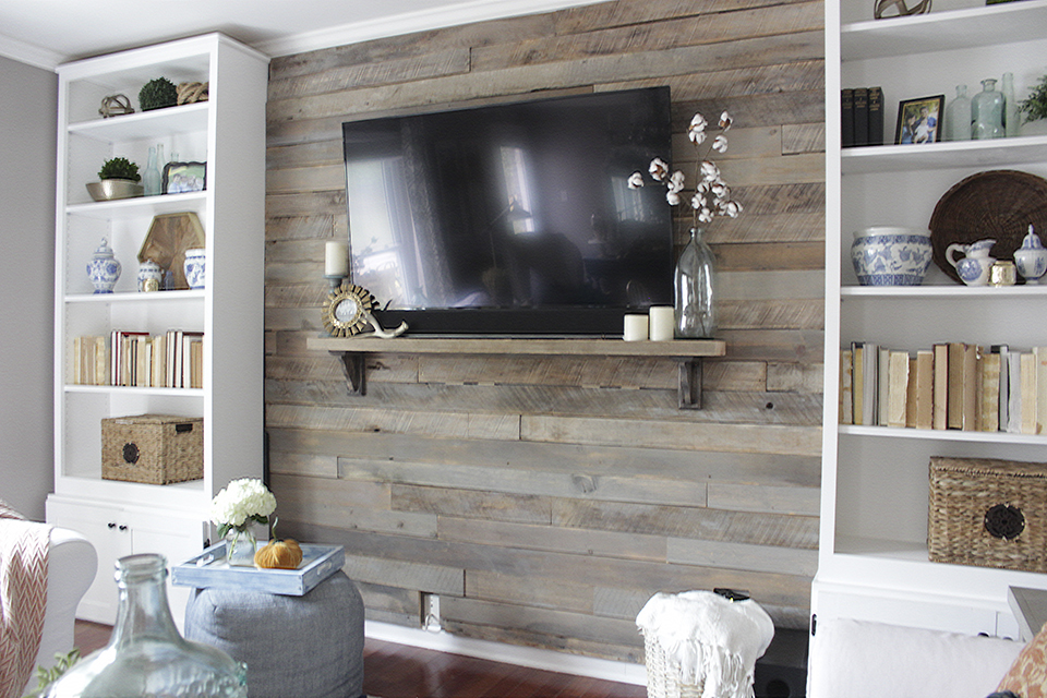 How To Build A Pallet Accent Wall - Wood Tv Accent Wall