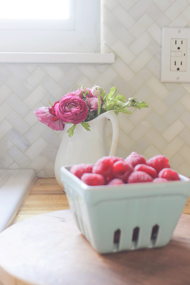 Berries and Ranunculus