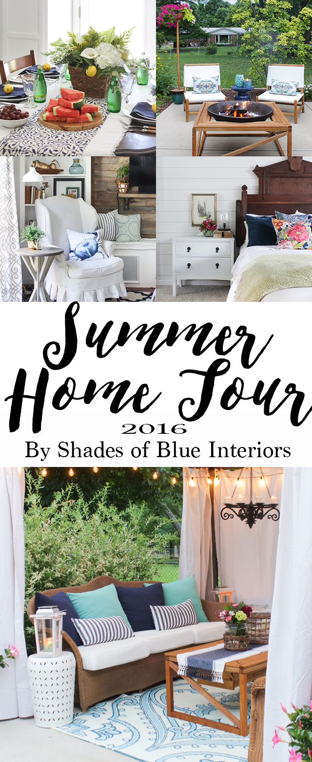 Summer Home Tour 2016 - Shades of Blue Interiors