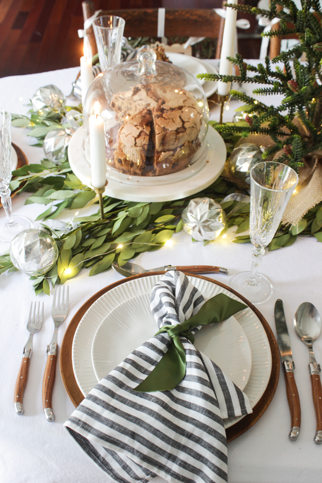 A Fresh Green Christmas Table - Shades of Blue Interiors