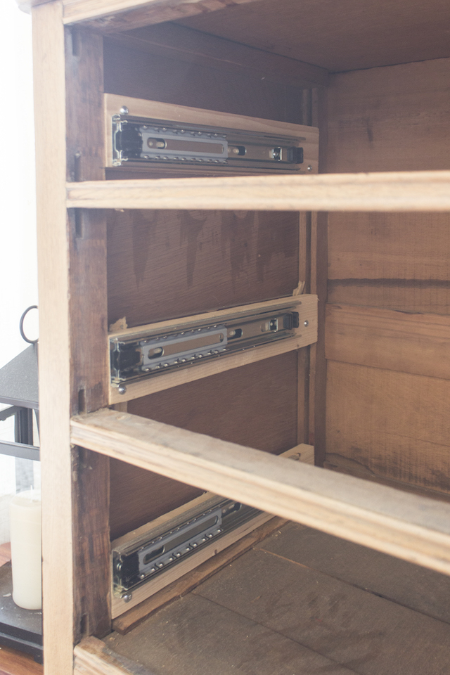 How To Install Drawer Slides On A, Changing Old Wooden Center Drawer Slides