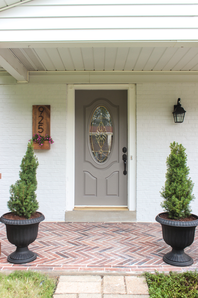 Front Porch Makeover With Behr 100 Giveaway Shades Of Blue Interiors - Behr Elastomeric Masonry Stucco Brick Paint Colors