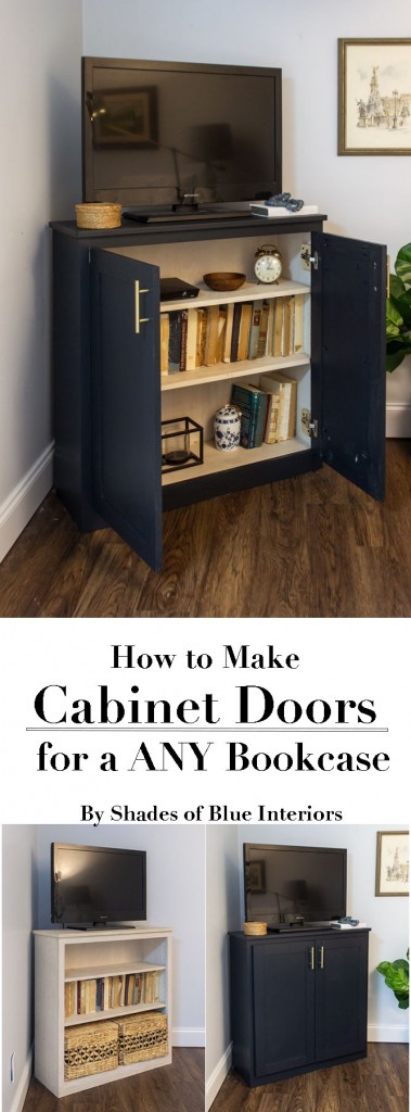 Build Cabinet Doors For Any Bookcase, How To Make Doors For Open Shelves