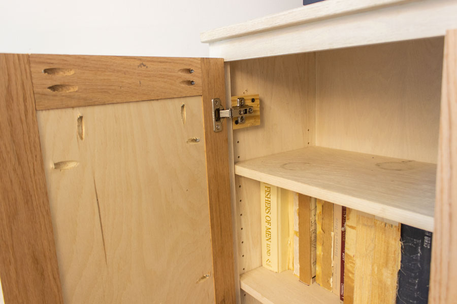 Build Cabinet Doors For Any Bookcase, Add Cabinet Doors To Built In Shelves