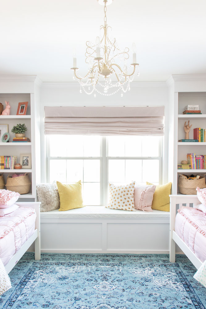 Bookcases And Window Seat, Built Ins Around Bedroom Window