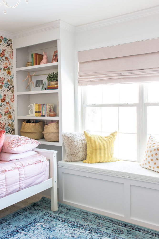 Bookcases And Window Seat, Under Window Bookcase Nursery